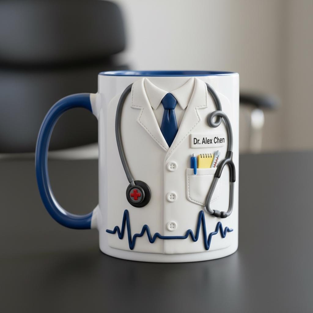 Custom Doctor Mug, Personalized Medical Gift, Mom/Dad Appreciation Coffee Cup, Nurse & Physician Mugs - image 2