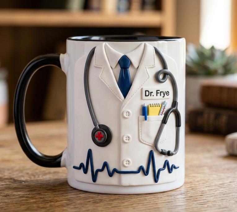 Custom Doctor Mug, Personalized Medical Gift, Mom/Dad Appreciation Coffee Cup, Nurse & Physician Mugs