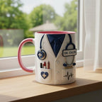 Custom Doctor Mug, Personalized Name Medical Gift, Mom Dad Appreciation Cup, Nurse & Physician Mugs - image 4
