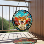 Custom Shiba Inu Dog Portrait Stained Glass Suncatcher, Stained Glass Dog Memorial, Custom Dog Portrait from Photo, Sympathy Gifts - image 5