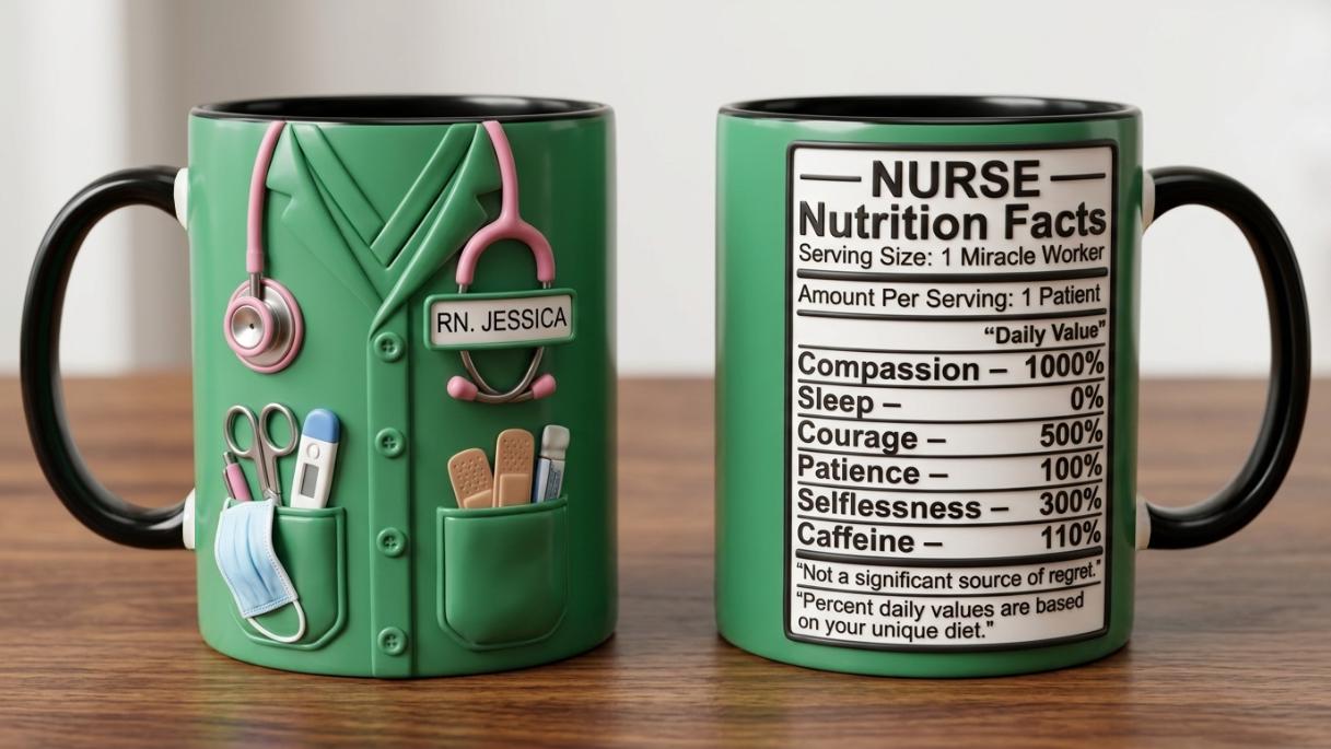 Custom Nurse Mug, Personalized Doctor Gift, Mom/Dad Appreciation Coffee Cup - image 4