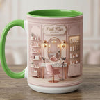 Personalized Hair Salon Faux 3D Effect Mug, Hair Stylist Mug, Gift For Her - image 6