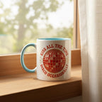 Kiss All The Time Coffee Mug, Disco Ball Occasionally Accent Mug, Music Gift for Fans - image 3