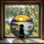 Custom German Shorthaired Pointer Memorial Suncatcher With Name , Personalized  Dog Memorial Suncatcher , Puppy Loss Gift,In Loving Memory