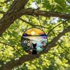 Custom Yorkshire Terrier Dog Memorial Suncatcher With Name , Personalized  Dog Memorial Suncatcher , Puppy Loss Gift,In Loving Memory - image 5