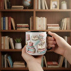 Personalized Book Lover Mug, Custom Name Bookish Coffee Cup, Gift for Reading Lover Cups - image 2