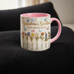 Grandma's Garden Mug, Personalized Gifts for Mom, Birth Flower Mom Gifts from Daughter, Mother's Day Accent Mug - image 5