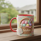 Personalized Crochet Lover Mug, Custom Quilting Knitting Lover Coffee Cup, Mothers Day Gift for Mom Grandma - image 3