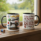 Personalized Sewing Machine Mug, 3d Effect Crochet Lover Coffee Cup, Mothers Day Gift for Mom Grandma - image 2