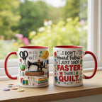 Personalized Sewing Mug, Custom Crochet Lover  Coffee Cup, Mothers Day Gift for Mom Grandma - image 3
