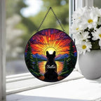 Custom  French Bulldog Memorial Suncatcher, Pet Memorial Gift, Loss of Pet Sympathy Gift, Dog Loss Gift,  Gift For Dog Lovers - image 3