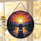 Custom Poodle  dog Memorial Suncatcher, Pet Memorial Gift, Loss of Pet Sympathy Gift, Dog Loss Gift,  Gift For Dog Lovers - image 5