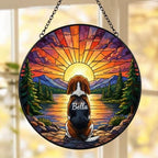 Custom Beagle dog Memorial Suncatcher, Pet Memorial Gift, Loss of Pet Sympathy Gift, Dog Loss Gift,  Gift For Dog Lovers - image 5