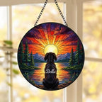 Custom German Shorthaired Pointer dog Memorial Suncatcher, Pet Memorial Gift, Loss of Pet Sympathy Gift, Dog Loss Gift,  Gift For Dog Lovers - image 5
