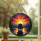 Custom Cavalier King Charles Spaniel Memorial Suncatcher, Pet Memorial Gift, Loss of Pet Sympathy Gift, Dog Loss Gift,  Gift For Dog Lovers - image 3