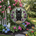 Custom Cane Corso  Dog Portrait Stained Glass Suncatcher,Personalized Pet Memorial Photo Suncatcher, Dog Loss Keepsake,Pet Loss Gift - image 5