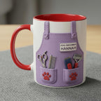 Custom Dog Groomer Mug, Personalized Dog Grooming Coffee Cup, Groomer Gift, Dog Lover - image 3