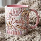 Custom Name Nail Tech Coffee Mug, Nail Salon Owner Manicurist Accent Mug, Gift for Nail Artist - image 4