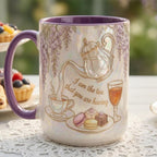 I Am The Tea That You Are Having Faux 3D Accent Mug, Bookish Tea Lover Gift, Romance Reader Accent Mug, BookTok Cup