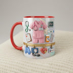 Custom Name Doctor Mug, Personalized Medical Gift, Mom/Dad Appreciation Coffee Cup, Nurse & Physician Mugs - image 2