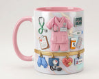 Custom Name Doctor Mug, Personalized Medical Gift, Mom/Dad Appreciation Coffee Cup, Nurse & Physician Mugs