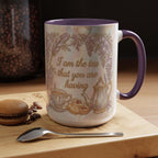 I Am The Tea You Will Be Having Faux 3D Mug, Bookish Tea Lover Gift, Romance Reader Accent Mug - image 2