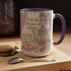 I Am The Tea You Will Be Having Faux 3D Effect Mug, Bookish Tea Lover Gift - image 3