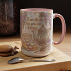 I Am The Tea You Will Be Having Faux 3D Effect Mug, Bookish Tea Lover Gift - image 6