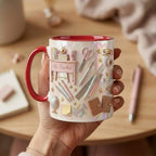 Personalized Teacher Faux 3D Effect Mug, Gift for Teacher - image 2