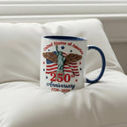 250th America Anniversary Mug, Independence Day Coffee Mugs, 4th of July Patriotic Eagle USA Flag Gift - image 4