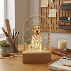 Personalized Pet Photo Memorial Night Light: Dog Cat Loss Sympathy Gift, Lover Gift - image 2