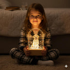 Personalized Pet Photo Memorial Night Light: Dog Cat Loss Sympathy Gift, Lover Gift - image 4