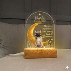 Personalized Pet Memorial LED Night Light , Custom Dog or Cat Photo Lamp, In Loving Memory Angel Keepsake,Gift for pet lover - image 2