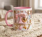 Personalized Baking Lover Mug, 3D Effect Baker Mug with Name, Baking Tools Coffee Cup, Mother's Day Gift - image 4