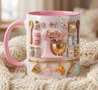 Personalized Baking Lover Mug, 3D Effect Baker Mug with Name, Baking Tools Coffee Cup, Mother's Day Gift - image 3