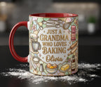 Personalized Baking Lover Mug, Baker Mug with Name, Just A Grandma Who Loves Baking, Mother's Day Gift - image 3