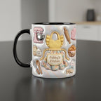 Personalized Baking Lover Mug, 3D Effect Custom Name Baker Mug, Apron Kitchen Coffee Cup, Mother's Day Gift - image 2