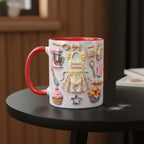 Personalized Baking Lover Mug, 3D Effect Baker Mug With Name, Apron Kitchen Coffee Cup, Mother's Day Gift - image 2