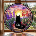 Custom Maine Coon Cat Loss Suncatcher, Custom Pet Memorial Gift, Pet Loss Sympathy Gift, Cat Lover Gift, Pet Remembrance Gift, custom photo - image 2
