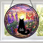 Custom Maine Coon Cat Loss Suncatcher, Custom Pet Memorial Gift, Pet Loss Sympathy Gift, Cat Lover Gift, Pet Remembrance Gift, custom photo - image 4