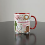 Personalized Cowgirl Mug, Custom Western Cowgirl Coffee Mugs, Pink Cowboy Design, Gift for Her