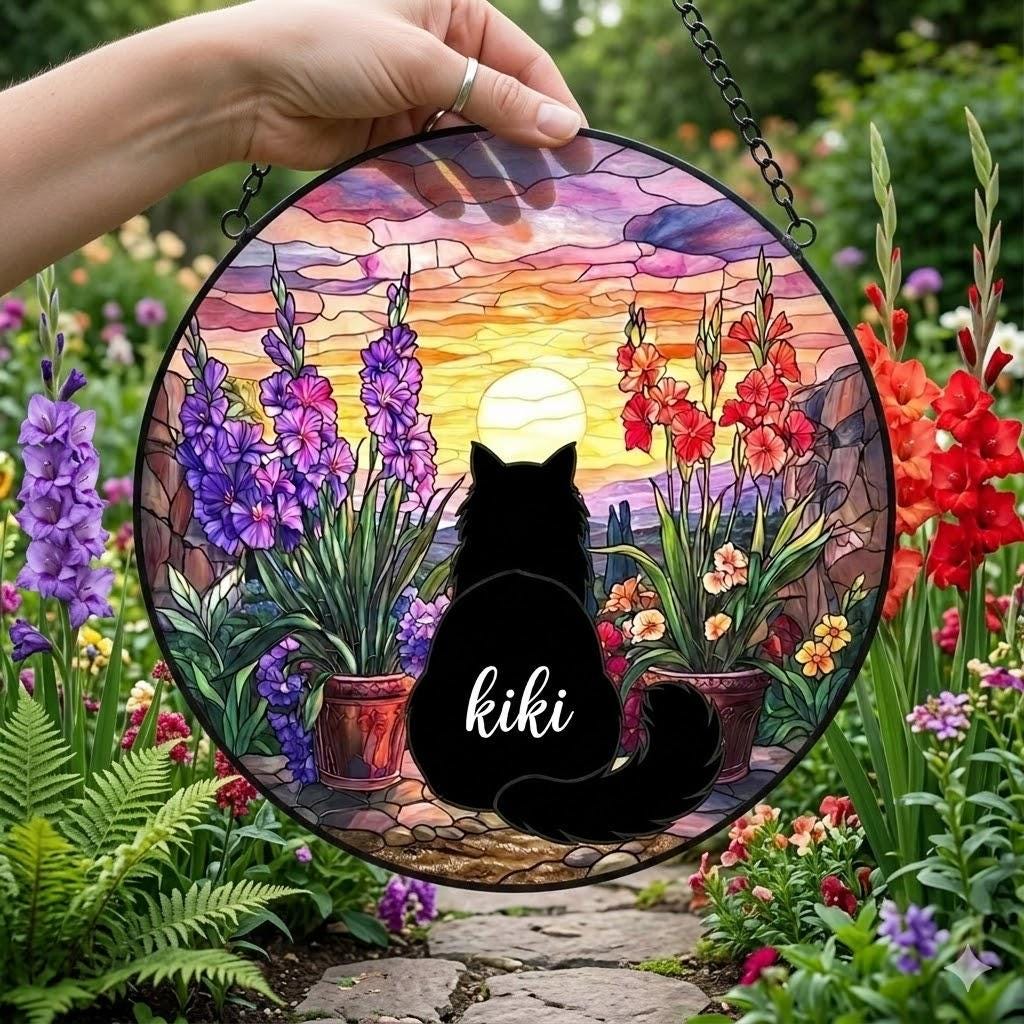 Custom Ragdoll Cat Loss Suncatcher, Custom Pet Memorial Gift, Pet Loss Sympathy Gift, Cat Lover Gift, Pet Remembrance Gift, custom photo - image 3