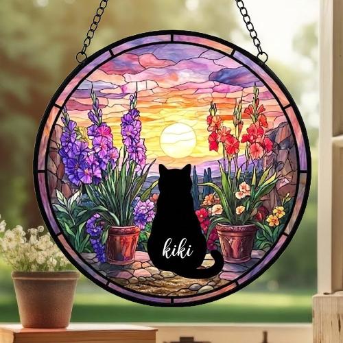 Custom British Shorthair Cat Loss Suncatcher, Pet Memorial Gift, Pet Loss Sympathy Gift, Cat Lover Gift, Pet Remembrance Gift, Custom photo - image 5