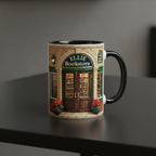 Personalized Bookshop Mug, Custom Book Store Bookworm Accent Cup, Gift for Reading Lover Mugs - image 4