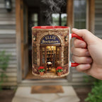 Personalized Bookstore Mug, Custom Bookshop Bookworm Accent Cup, Gift for Reading Lover Mugs - image 3