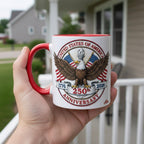 America 250th Anniversary Mug, Descendant of a Patriot Mug, Custom American Independence Day Cup - image 2