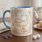 Personalized Tea Lover Mug, Faux 3D Effect Tea Lover Gift, Romance Reader Accent Mug - image 2