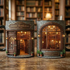 Personalized Bookstore Mug, Library Mug, Faux 3D Effect Mug, Cozy Reading Coffee Cup