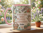 Personalized Gardening Coffee Cup, Custom 3D-Effect Garden Lover Accent Mug, Just A Girl Who Loves Gardening - image 3