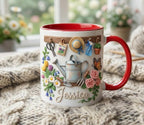 Personalized Gardening Coffee Cup, Custom 3D-Effect Garden Lover Accent Mug, Gift for Mom Grandma - image 3